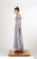  Photos Woman in Historical Dress 24 16th century Grey dress Historical Clothing a poses whole body 0004.jpg
